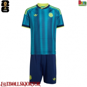 Colombia Borta Kläder Barn VM 2026 Kortärmad (+ Korta byxor)